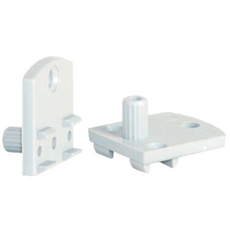 Platine de fixation pour traverse aluminium. dimensions 30x15 mm - SYNBIOZ