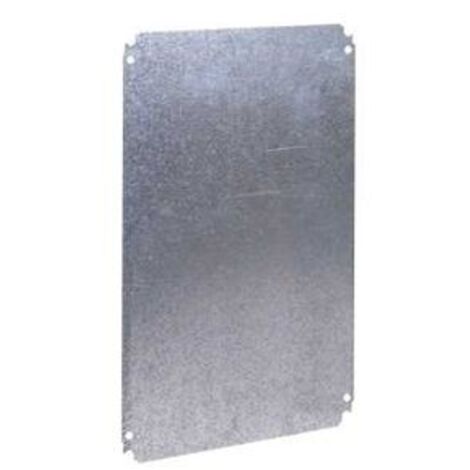 platine de montage - pour enveloppe thalassa plm - 500 x 500 mm - schneider electric nsymm55
