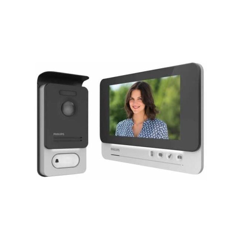 Platine de rue vidéo 2 fils avidsen 7 pouces 800x480p max 100m - 531037