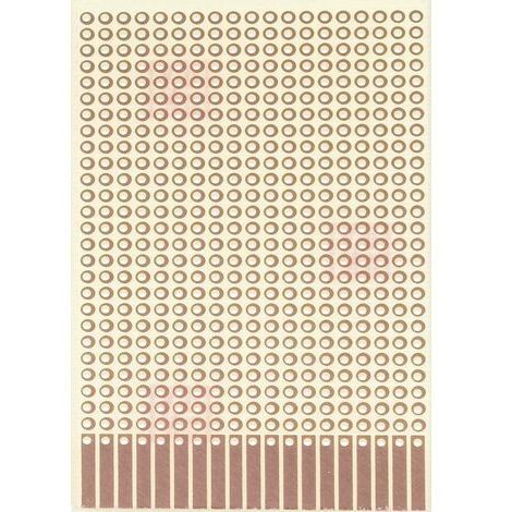 Platine d'expérimentation Rademacher WR-Typ 907-1 VK C-907-1-EP Epoxy (L x l) 80 mm x 50 mm 35 µm Pas 2.54 mm 1 pc(s) S54508
