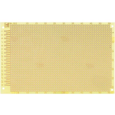 Platine d'expérimentation Rademacher WR-Typ 912 C-912-EP Epoxy (L x l) 16 cm x 10 cm 35 µm Pas 2.54 mm 1 pc(s)