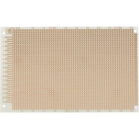 Platine d'expérimentation Rademacher WR-Typ 915 C-915-EP Epoxy (L x l) 16 cm x 10 cm 35 µm Pas 2.54 mm 1 pc(s)