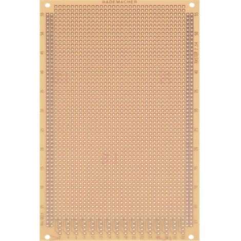 PLATINE DEXPÉRIMENTATION RADEMACHER WR-TYP 921 VK C-921-HP BAKÉLITE (L X L) 160 MM X 100 MM 35 M PAS 2.54 MM 1 PC(S)