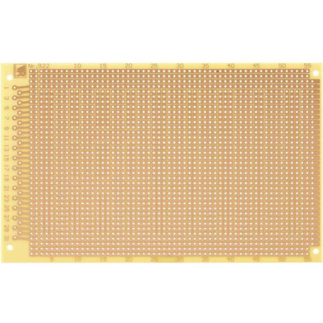 Platine d'expérimentation Rademacher WR-Typ 922 C-922-HP Bakélite (L x l) 16 cm x 10 cm 35 µm Pas 2.54 mm 1 pc(s)