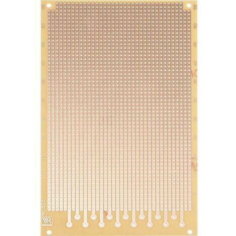 Platine d'expérimentation Rademacher WR-Typ 935 VK C-935-HP Bakélite (L x l) 16 cm x 10 cm 35 µm Pas 2.54 mm 1 pc(s)