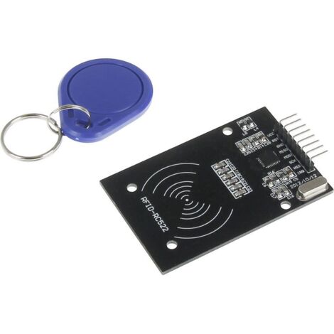 PLATINE D'EXTENSION RASPBERRY PI® JOY-IT SBC-RFID-RC522 NOIR, BLEU 1 PC(S)