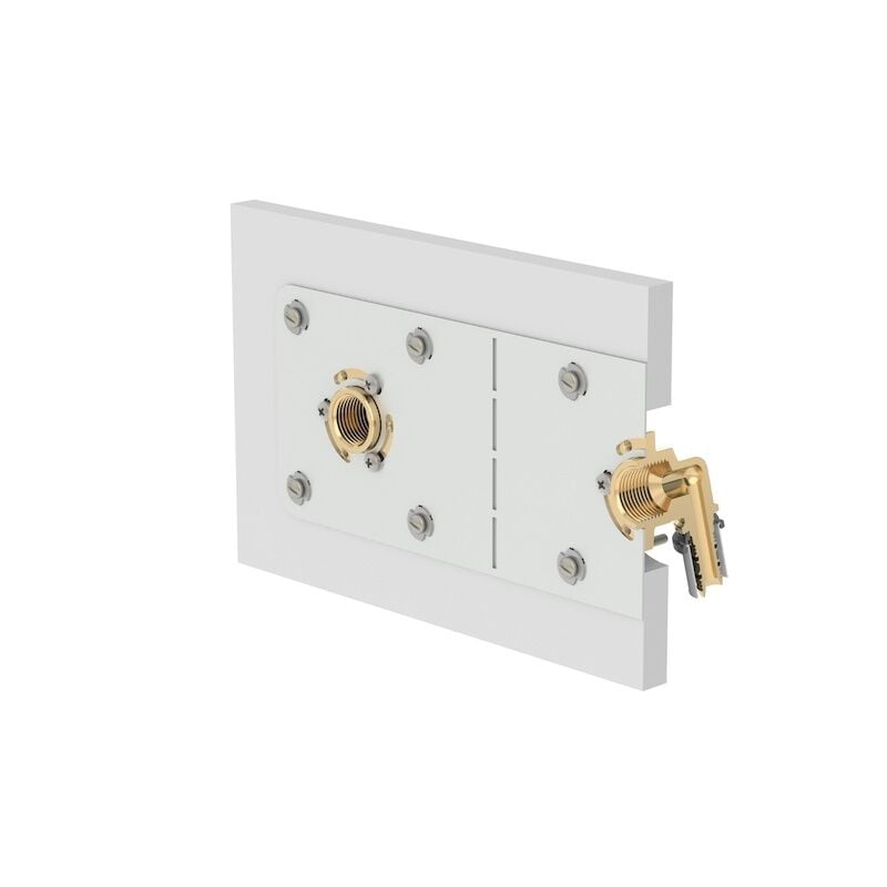 Platine douche femelle easytec entraxe 150 mm à sertir diamètre 16 mm - à visser filetage 1/2' Femelle Finimetal