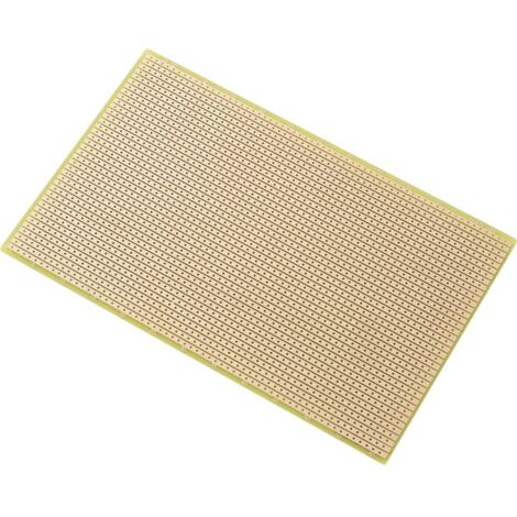 Platine Euro TRU COMPONENTS SU527427 Epoxy (L x l) 16 cm x 10 cm 35 µm Pas 2.54 mm Contenu 1 pc(s)