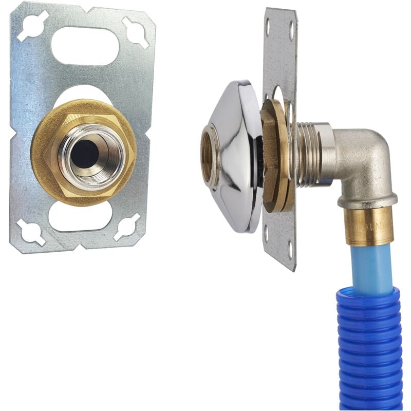 Platine fixsystem pour robinet mural simple, raccord per Noyon&thiebault 12 - per à glissement