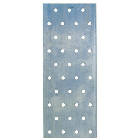 Platine Galvanisée Multi Trous  120 X 38