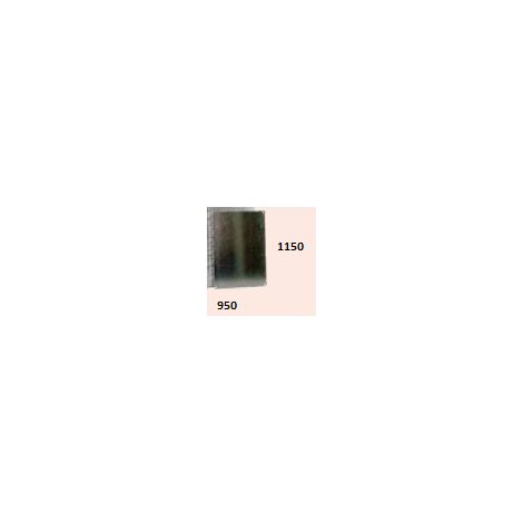 Platine métallique pleine 1150x950mm acier galvanisé pour coffret 1200x1000mm GISSEY