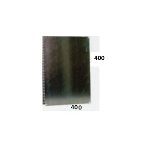Platine polyester pleine 400x400mm pour coffret industriel série BRESSE