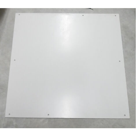 Platine polyester pleine 750x750mm pour coffret industriel série BOURGOGNE