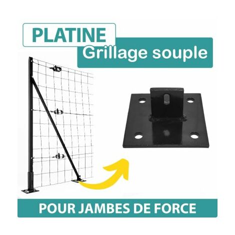 Platine pour Jambe de Force - Gris