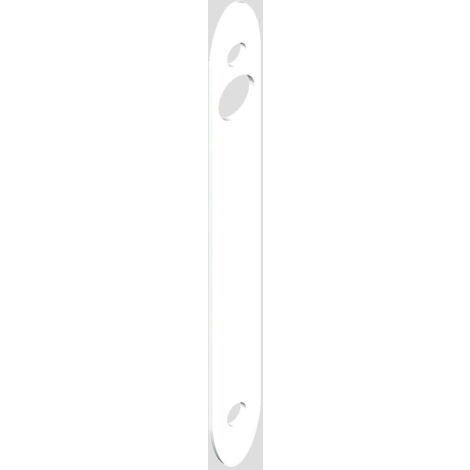Platine pour poignée 5149 ou 5150 laqué blanc RAL9010 - LA CROISEE DS - DS6764-036