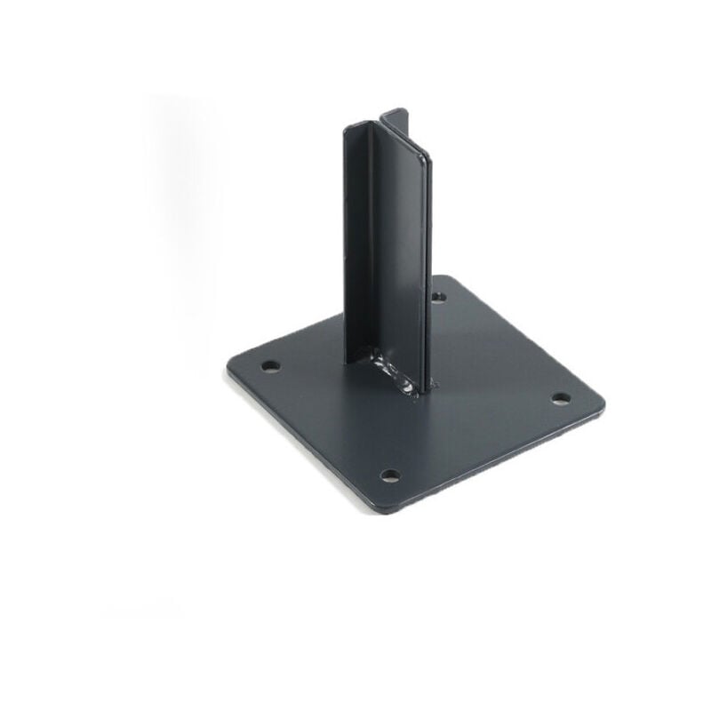 Mccover - Platine pour poteau de clôture multifonction larko - Coloris - Gris anthracite ral 7016, Largeur - 15 cm, Longueur - 15 m
