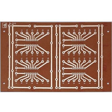 Platine Rademacher WR-Typ 910 VK C-910-HP Bakélite (L x l) 16 cm x 10 cm 35 µm Pas 2.54 mm 1 pc(s)