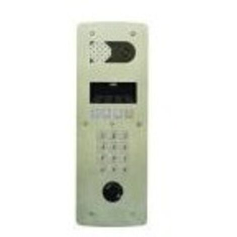 Platine vidéo à défilement 2VOICE 2 lignes perçage T25 - Inox URMET D83/I