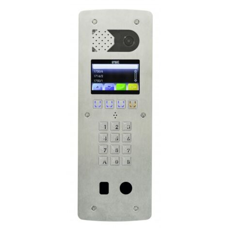 Platine vidéo à défilement 2VOICE graphique 2 perçage T25 - Inox URMET D83/IG2L