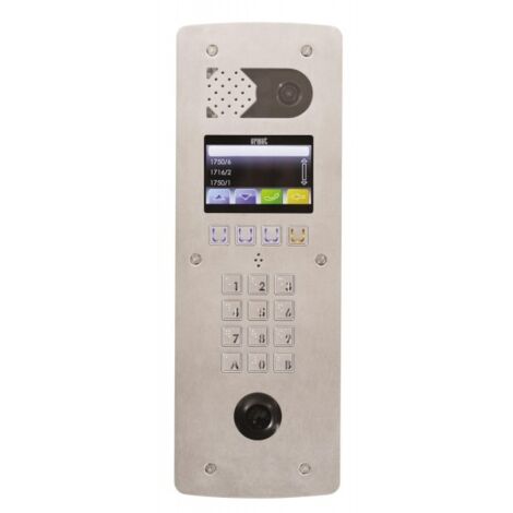 Platine vidéo à défilement 2VOICE graphique perçage T25 - Inox Bord de mer URMET D83/IG/MARINE