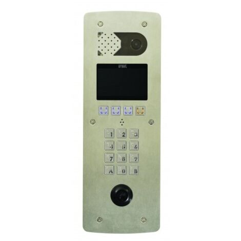 Platine vidéo à défilement 2VOICE graphique perçage T25 - Inox URMET D83/IG