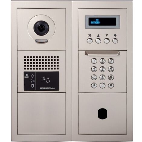 Platine vidéo modulaire à défilement & emplacement vigik sans boucle magnétique GTBVHSBM AIPHONE 200285