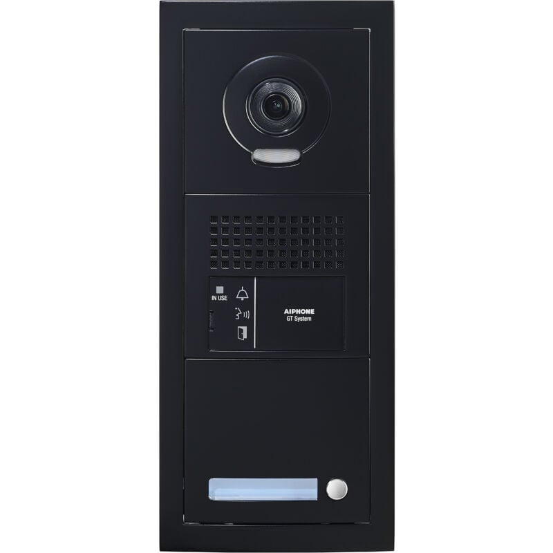 Platine vidéo modulaire 1 appel finition noir GTBVH1PSBMB Aiphone 200467