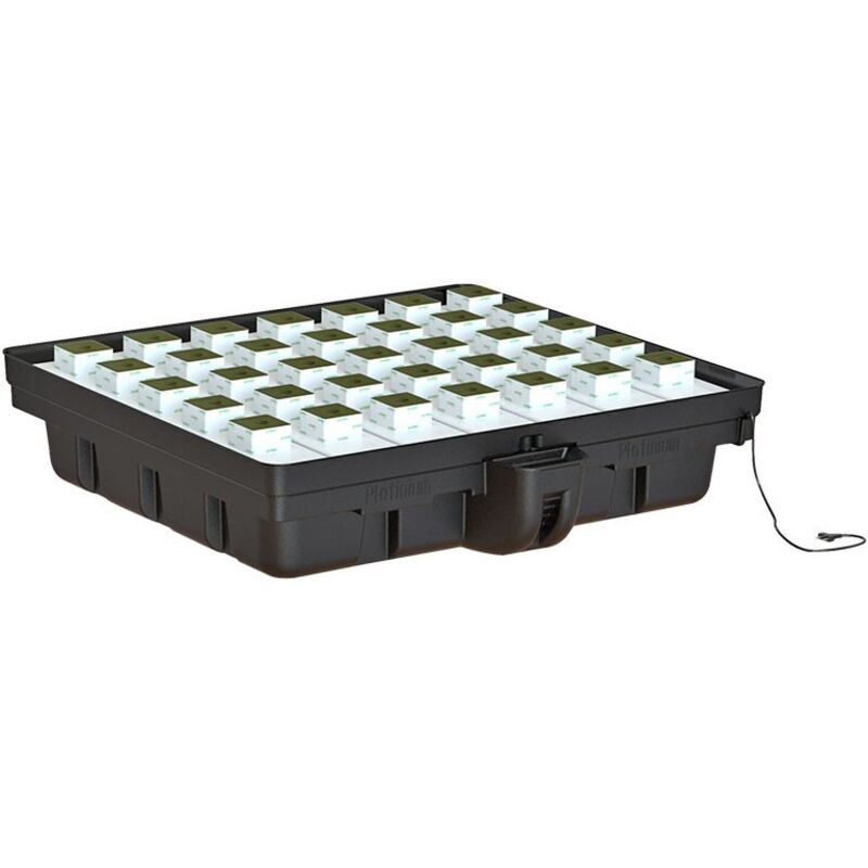 Platinium - Ebb & Flow - 120 x 120 x 38,5cm - Système à marée