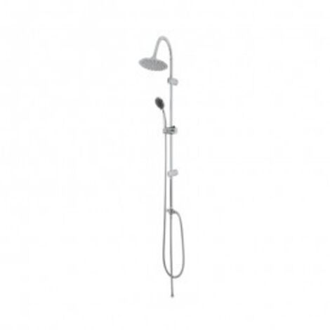 "Platinum" Chrom-Optik Duschsäule mit 3 Funktionen Handbrause