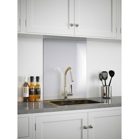 Platinum Glass Kitchen Splashbacks - different dimensions available