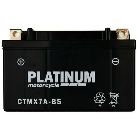 main image of "PLATINUM Motorcycle MF AGM Battery 12V - 6Ah - 105CCA - CTMX7A-BS"