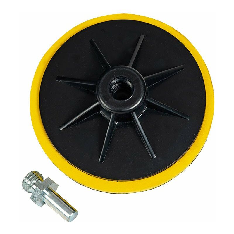 

Plato Autogrip 125Mm. M14 Incluy.Eje Ø10