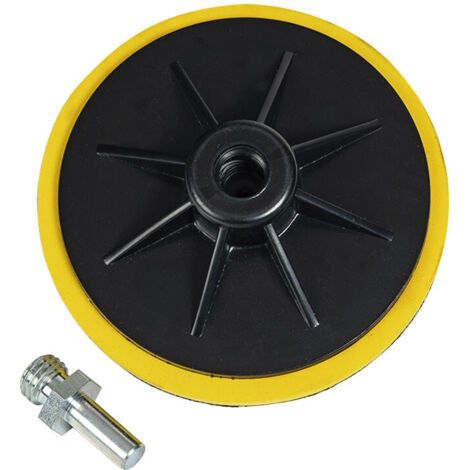PLATO AUTOGRIP 125MM. M14 INCLUY.EJE Ø10