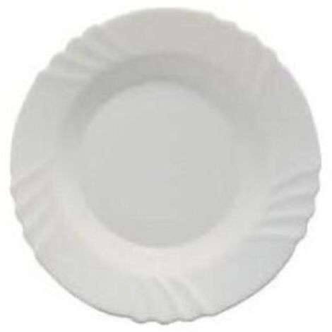 Plato Blanco Postre 20cm Modelo Ebro Referencia HAE01003