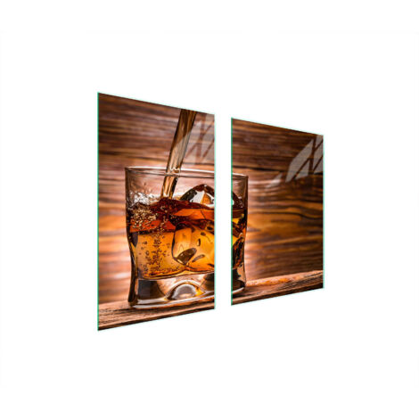 PLATO COCINA PROTECTOR DE VIDRIO 65x52 WHISKY