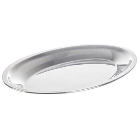 Plato de acero inoxidable 34x20,5 cm