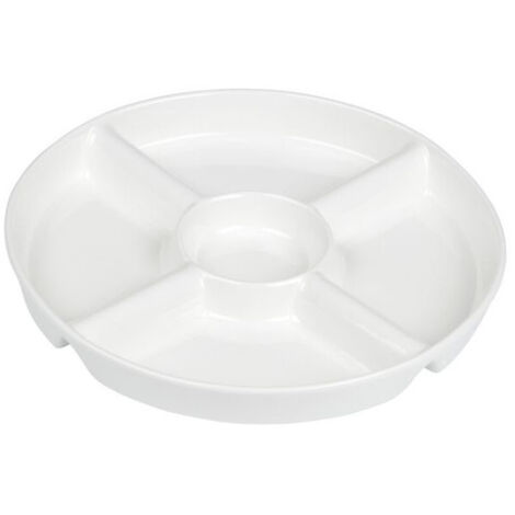 Plato de aperitivo con compartimentos Alpina de 23 cm