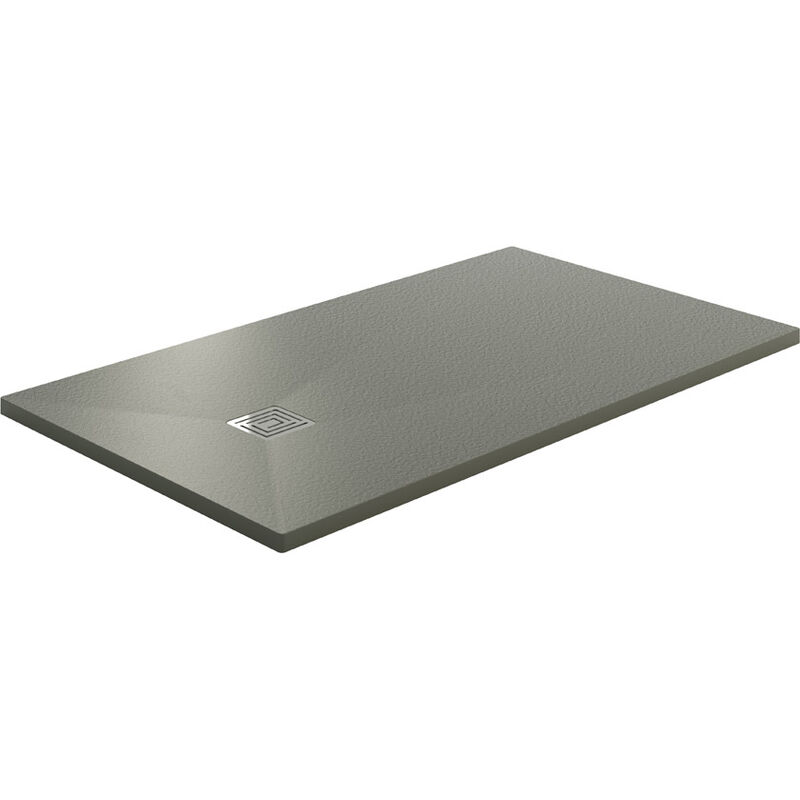 

Plato de ducha 100x90 Gris Resitec Rock - GME