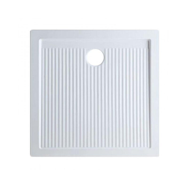 

Plato de ducha 70x70 cm en cerámica serie Ariston | Blanco