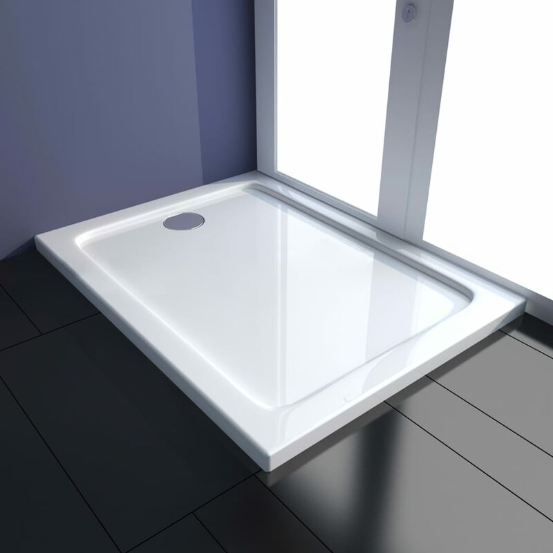 

Plato de ducha ABS blanco 80x100 cm - Blanco - Vidaxl