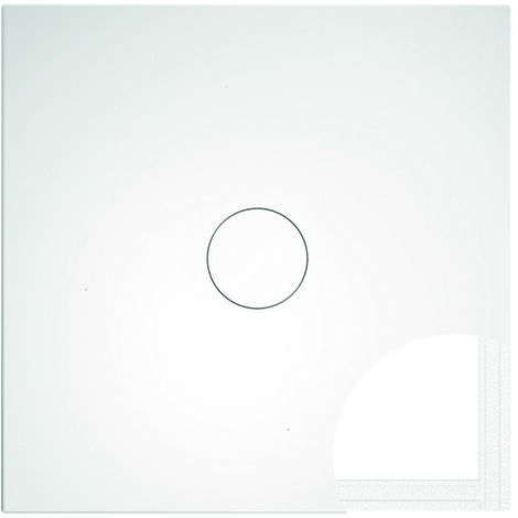 Plato de ducha BetteAir con soporte mínimo para bañera,