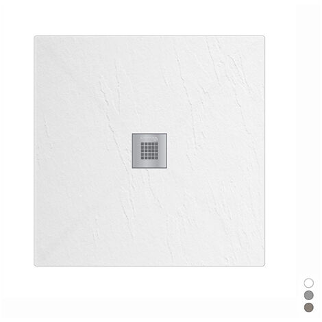 Plato de ducha cuadrado blanco 90x90 cm