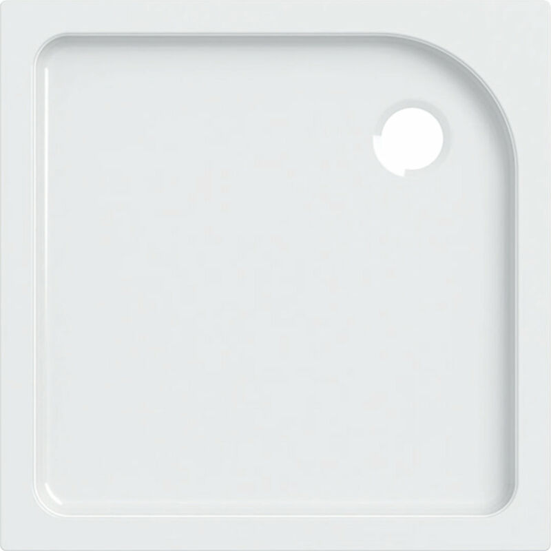 

Plato de ducha cuadrado Geberit Tala, brillante/blanco, 80 x 80 cm - 662480000