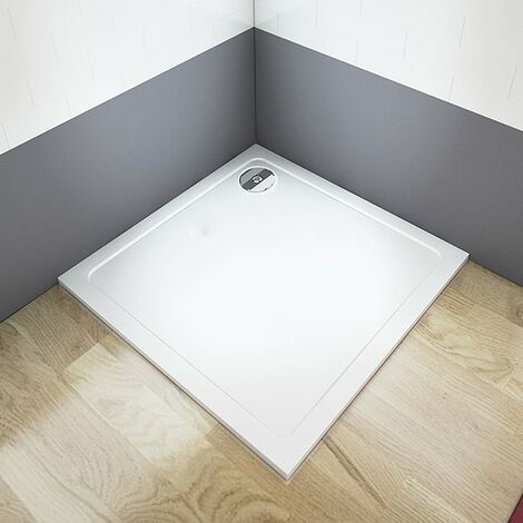 Plato de Ducha Cuadrado o Rectangular para Mamparas de Baño 80x80cm