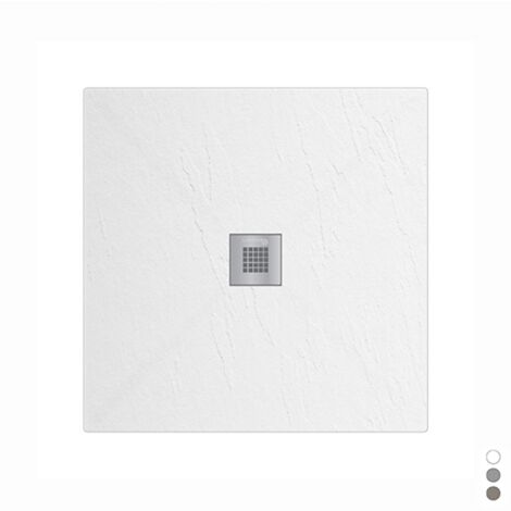 Plato de ducha cuadrado Sabbia 90x90 cm
