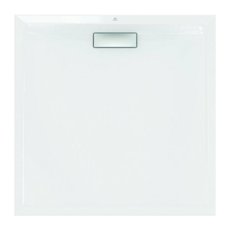 

Plato de ducha cuadrado ULTRA FLAT NEW 1000 x 1000 x 25 mm blanco STANDARD - Ideal