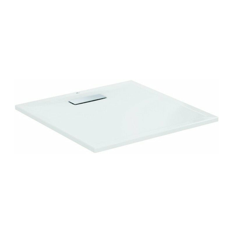 

Plato de ducha cuadrado ULTRA FLAT NEW 800 x 800 x 25 mm blanco STANDARD - Ideal