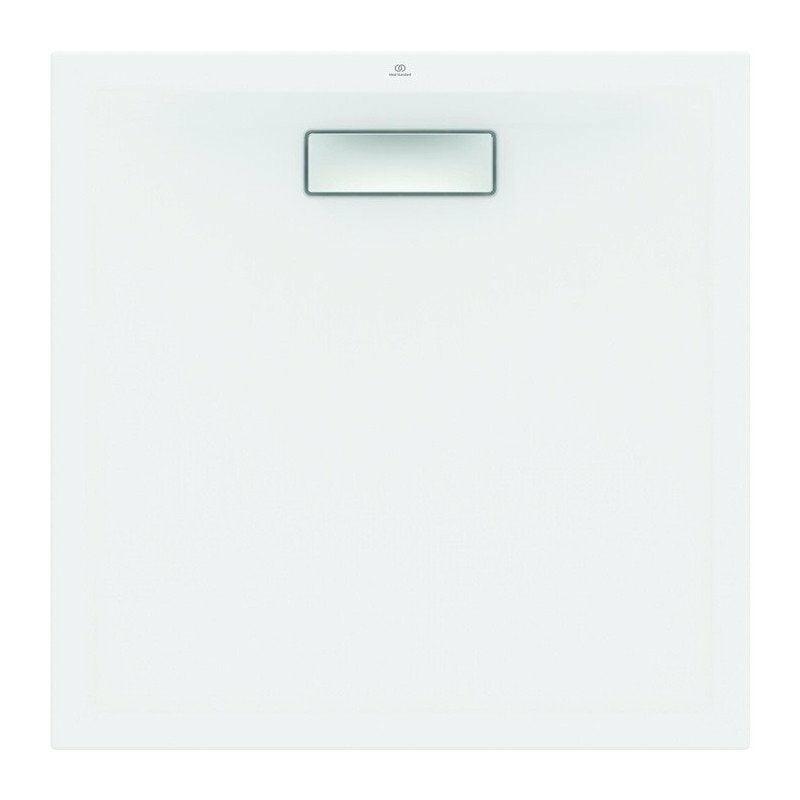 

Plato de ducha cuadrado ULTRA FLAT NEW 800 x 800 x 25 mm blanco seda STANDARD - Ideal