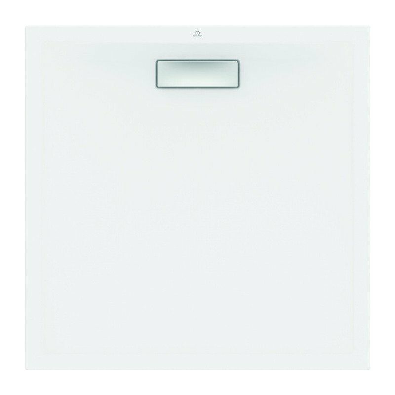 

Plato de ducha cuadrado ULTRA FLAT NEW 900 x 900 x 25 mm blanco seda STANDARD - Ideal