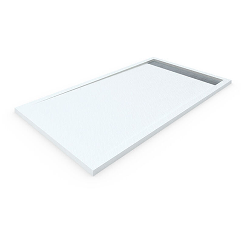 

Plato de ducha de resina DELUXE con marco 70x90 cm Blanco